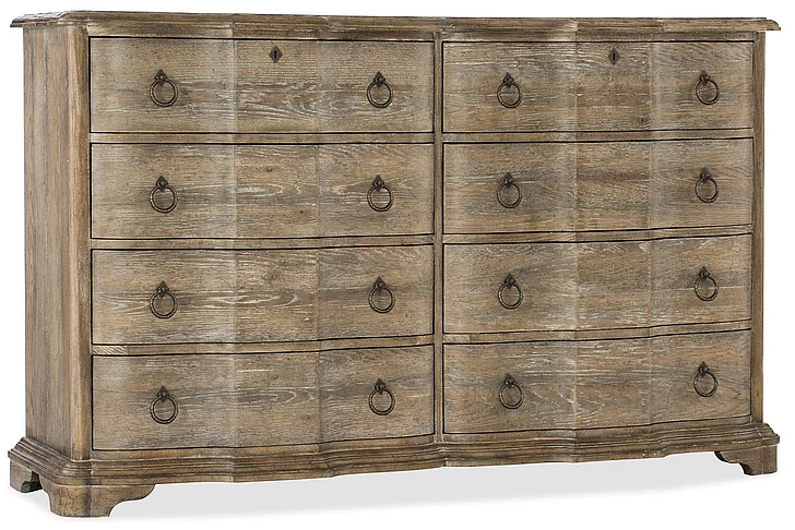 Hooker Furniture Boheme Adante Dresser in Light Wood 5750-90002-MWD