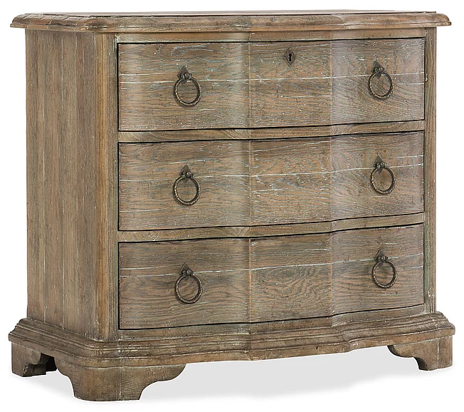 Hooker Furniture Boheme Bastogne Nightstand in Light Wood 5750-90016-MWD