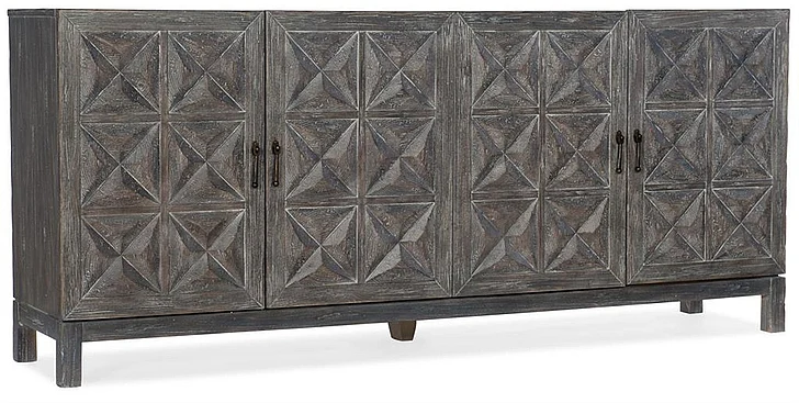 Hooker Furniture Beaumont Entertainment Console in Gray 5751-55483-89