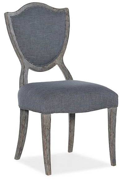 Hooker Furniture Beaumont Shield Back Side Chair (Set of 2) in Gray 5751-75411-95 CLOSEOUT