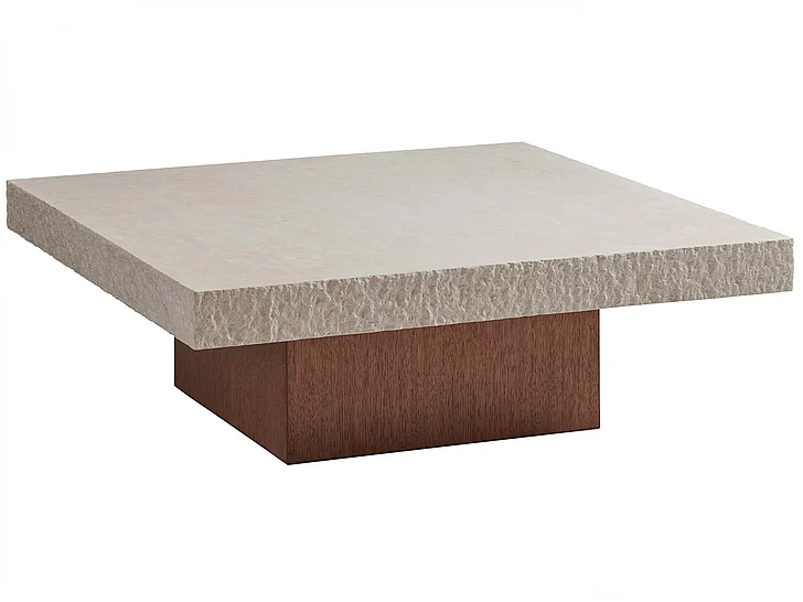 Tommy Bahama Palm Desert Shadow Mountain Square Cocktail Table in Tan 575-949C
