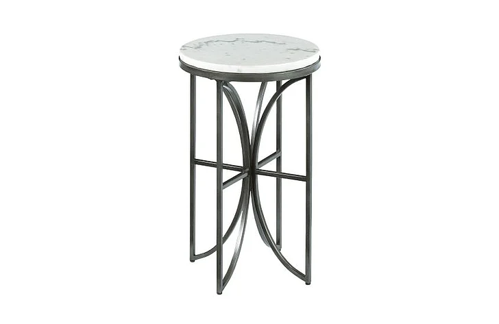 Hammary Impact Small Round Accent Table in Bronze 576-917