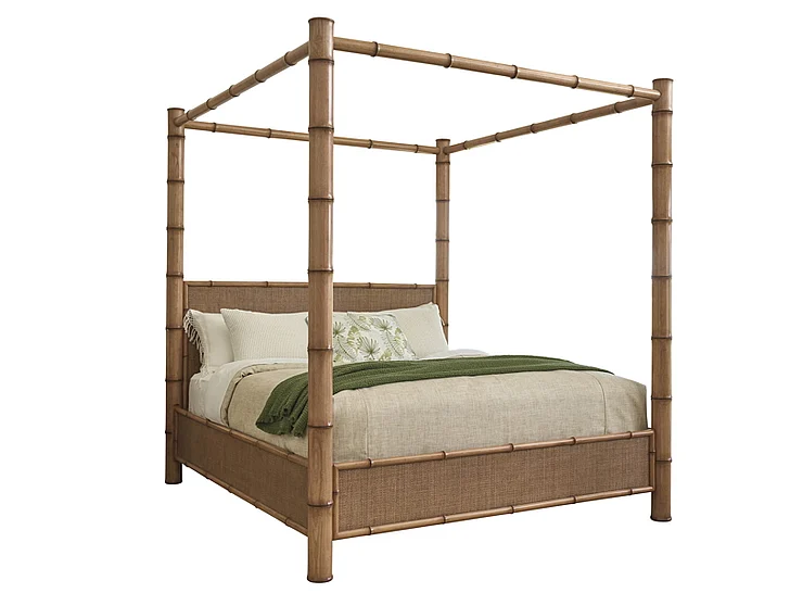 Tommy Bahama Home Key Biscayne Queen Islandia Canopy Bed 579-173C