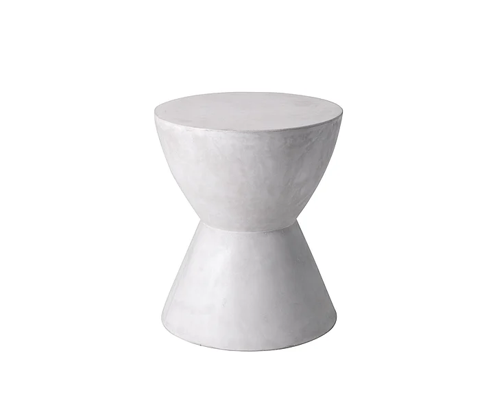 SUNPAN Logan End Table in White 58016 CLOSEOUT PROMO
