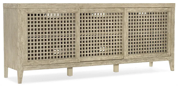 Hooker Furniture Ciao Bella Entertainment Console in Light Wood 5805-55483-80