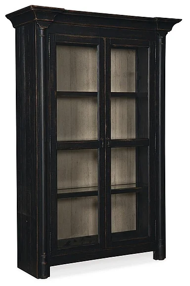Hooker Furniture Ciao Bella Display Cabinet in Black 5805-75906-99