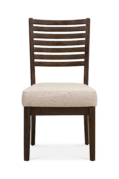 Moti Furniture Scott Upholstered Side Chair in Antique Brown (Set fo 2) 58111002A