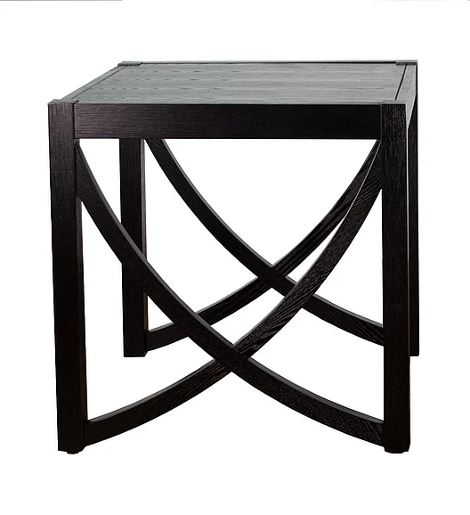Emma Mason Signature Equinox End Table in Black