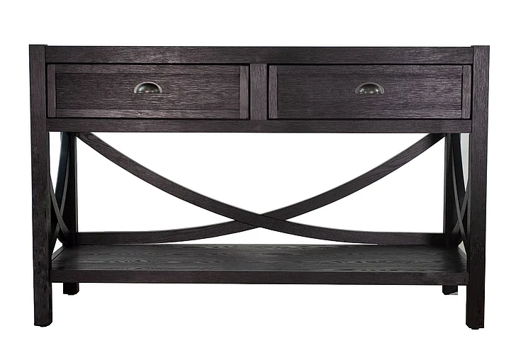 Emma Mason Signature Equinox Sofa Table in Black