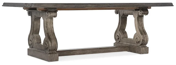 Hooker Furniture Woodlands Rectangle Dining Table in Medium Wood 5820-75200-84 CLOSEOUT
