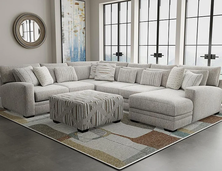 Corinthian Brighton 3pc Sectional Set in Wheat