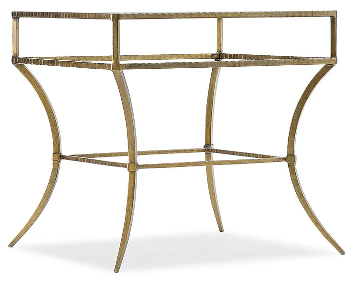 Hooker Furniture 5846-80 Laureng End Table in Gold 5846-80113-15