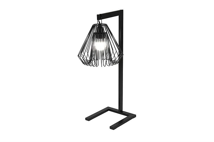 UMA Black Iron Industrial Desk Lamp, 26" x 9" x 14" | 58683 CLOSEOUT