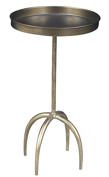 Moti Furniture Jasper Side Table in Brass Plated Iron 59007007