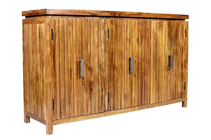 Moti Furniture Redondo Ogden 3-Door Sideboard in Natural