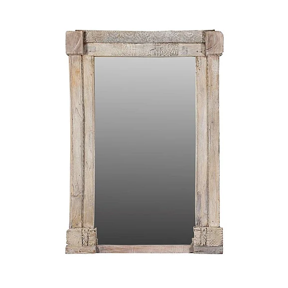 Classic Home Alta Floor Mirror in Antique White 59060402