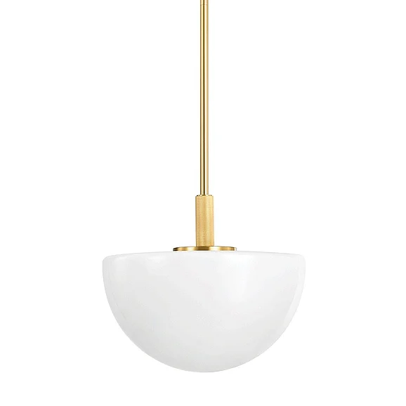 Hudson Valley Lighting Lethbridge Pendant in Aged Brass 5915-AGB