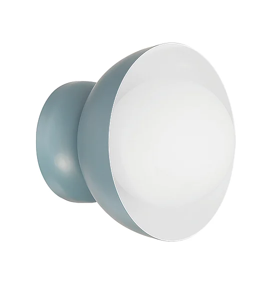 Craftmade Ventura Dome 1 Light Wall Sconce in Dusty Blue 59161-DB