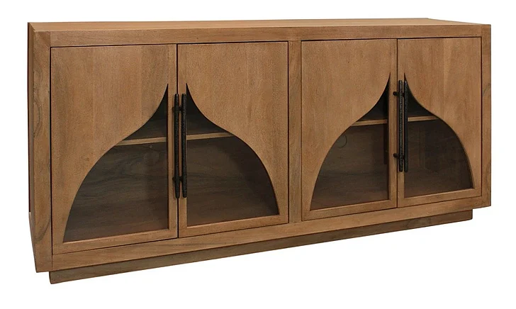 Moti Furniture Kate 4-Door Sideboard in Natural 59209002