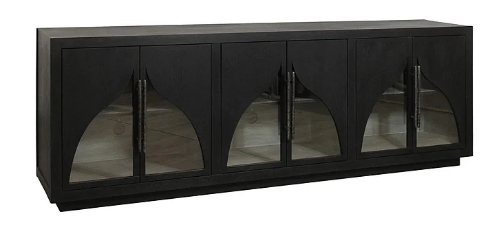 Moti Furniture Kate 6-Door Sideboard in Dark Brown 59209003