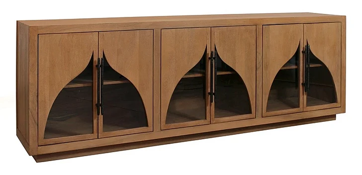 Moti Furniture Kate 6-Door Sideboard in Natural 59209004