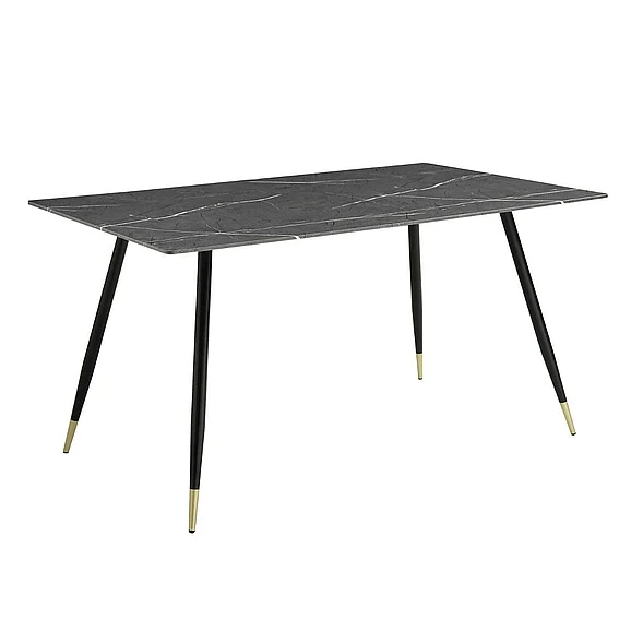 Homelegance Clemente Dining Table in Black 5921-59