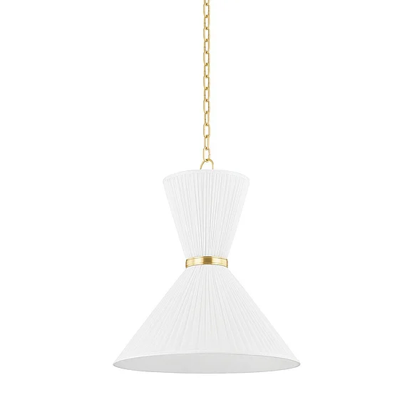 Hudson Valley Lighting Enid Pendant in Aged Brass 5922-AGB
