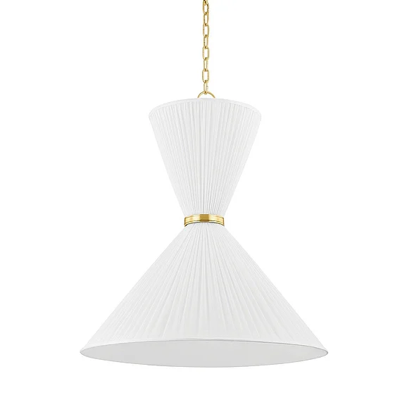Hudson Valley Lighting Enid Pendant in Aged Brass 5930-AGB