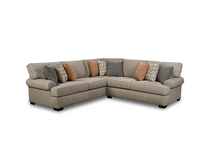Corinthian Marlon 2pc Sectional Set in Marlon-Dove FG5930 2PC