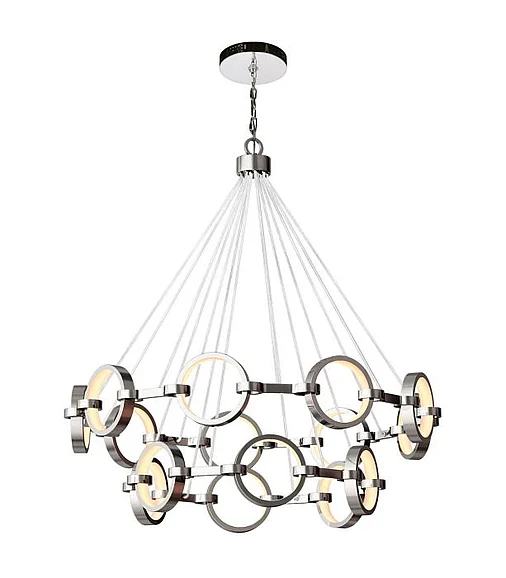 Craftmade Context 15 Light LED Chandelier in Chrome 59315-CH-LED