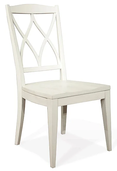 Riverside Myra XX-Back Side Chair in Paperwhite (Set of 2) 59347