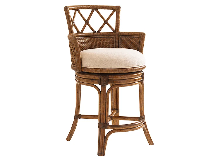 Tommy Bahama Bali Hai Kamala Bay Swivel Counter Stool 593-815-01