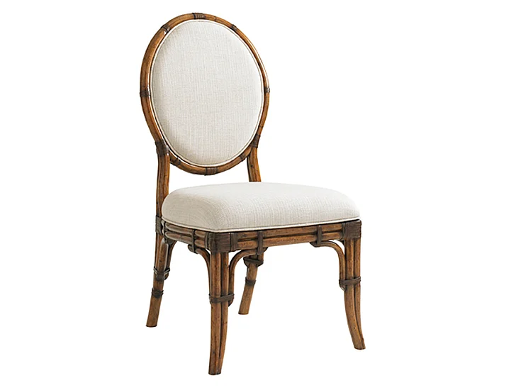 Tommy Bahama Bali Hai Gulfstream Oval Back Side Chair 593-880-01