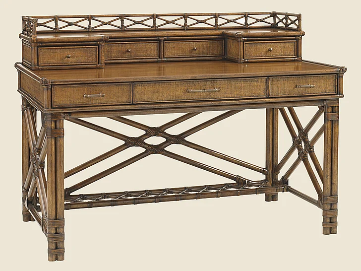 Tommy Bahama Bali Hai Enchanted Isle Writing Desk with Box of Drawers 593-933-B