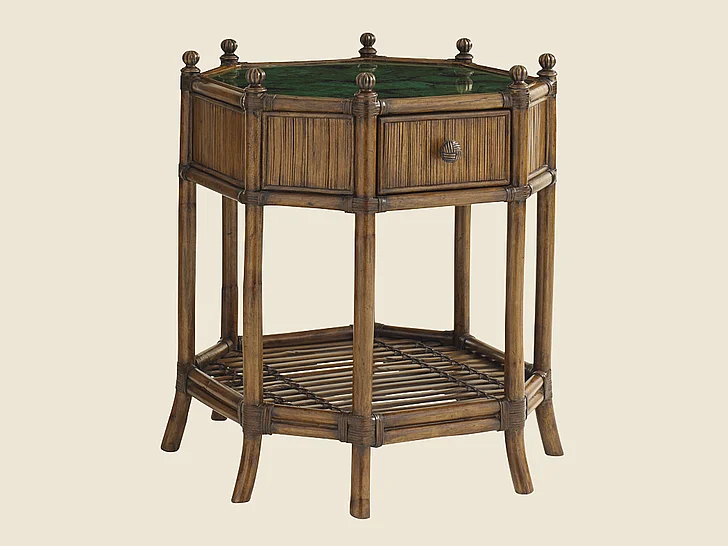 Tommy Bahama Bali Hai Flamingo Octagonal End Table 593-951