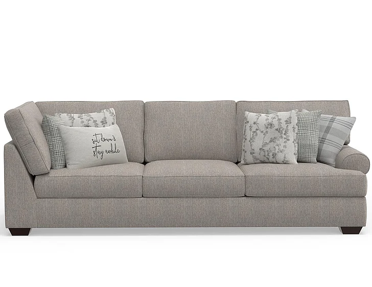 Corinthian Bryant Right Arm Sofa w/ Corner in Raffia FG5943RC