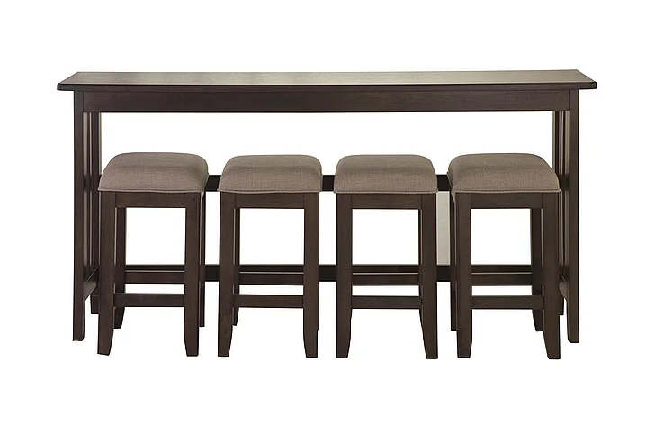 Emma Mason Signature Timber Trail 5 Pc Counter Set in Ebony