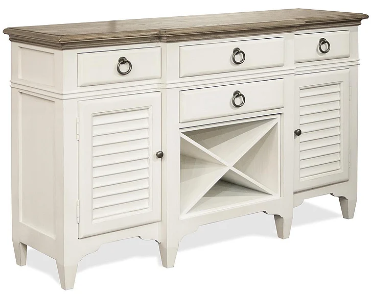 Riverside Myra Server in Paperwhite/Natural 59556