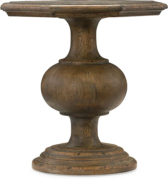 Hooker Furniture Hill Country Mason End Table in Dark Wood 5960-80116-MULTI