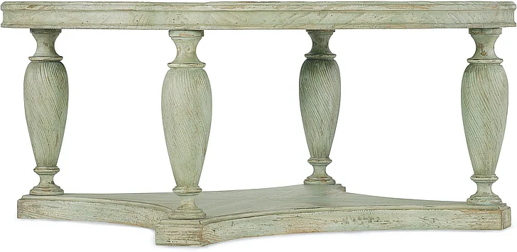 Hooker Furniture Traditions Round Cocktail Table in Green 5961-80111-35 CLOSEOUT