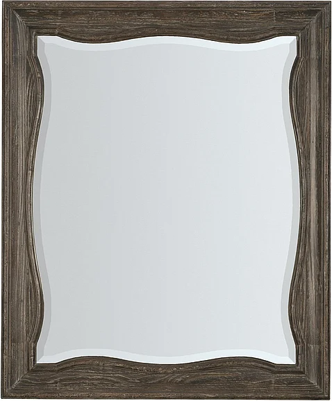 Hooker Furniture Traditions Landscape Mirror in Dark Wood 5961-90004-89 CLOSEOUT