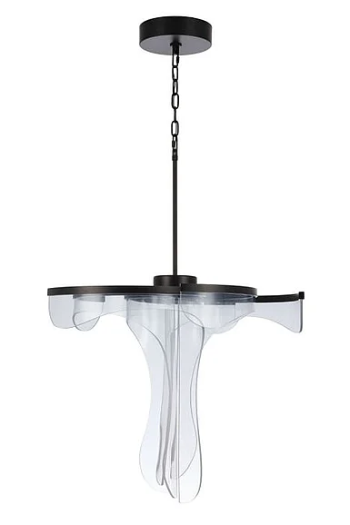 Craftmade Estrella 5 Arm LED Pendant in Flat Black 59695-FB-LED