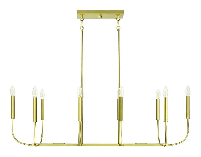 Craftmade Traci 10 Light Island in Satin Brass 59870-SB