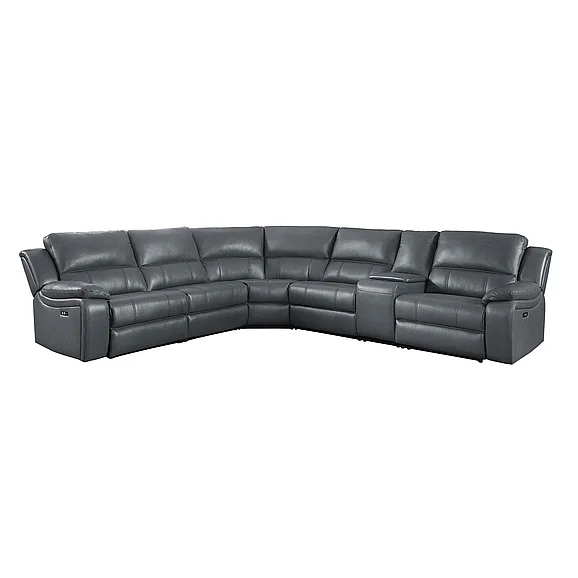 Homelegance 6-Piece Modular Reclining Sectional 8260GY*6