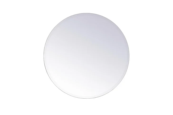 Elegant Gracin Round Mirror 28 In. in Clear MR401928