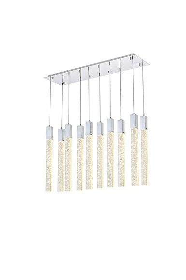 Elegant Weston 10 Lights Pendant in Chrome 2066D42C
