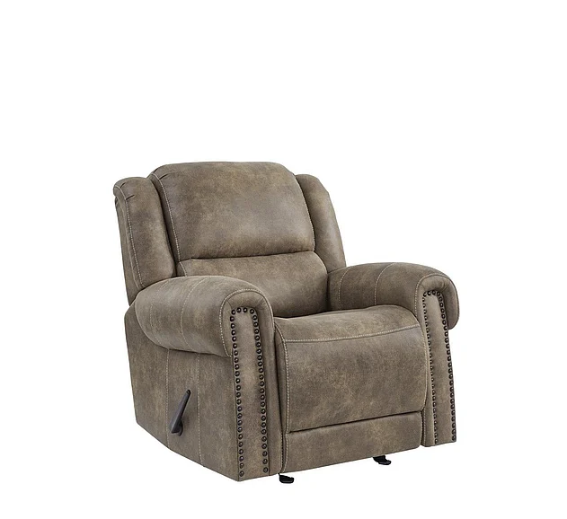 Corinthian Burr Ridge Power Headrest Recliner w/ Lumbar in Hazelnut FGC68001-19HRLB