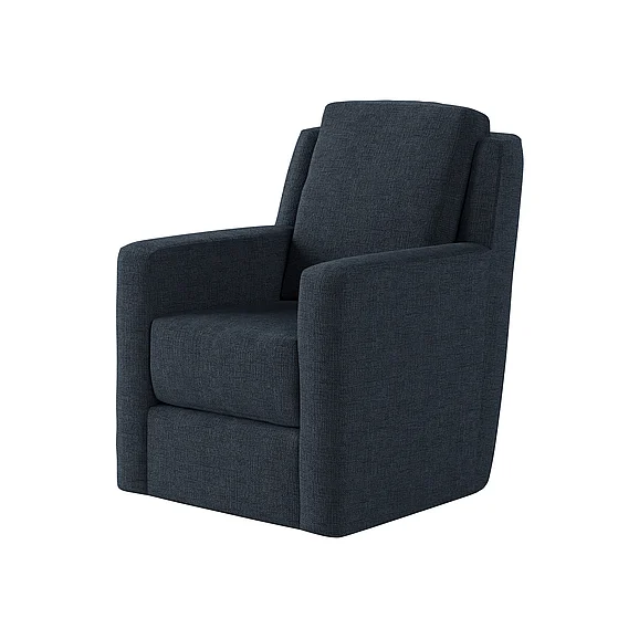 Southern Motion Diva Swivel Glider in Navy 103 214-60