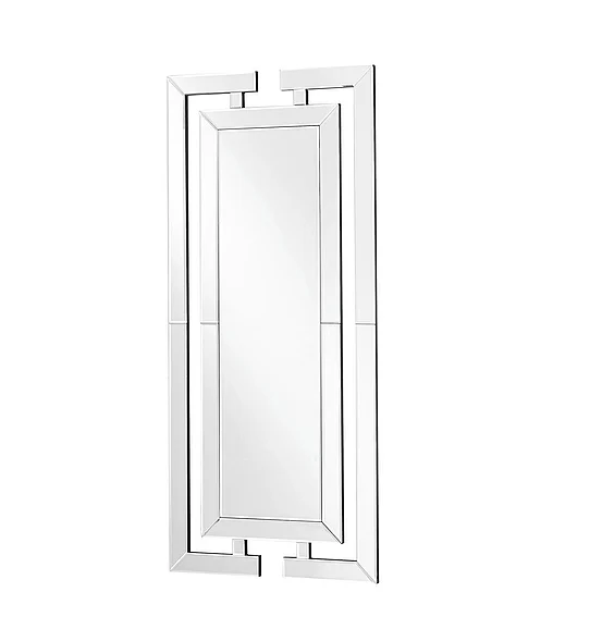 Elegant Sparkle 21 In. Contemporary Rectangle Mirror in Clear MR9146