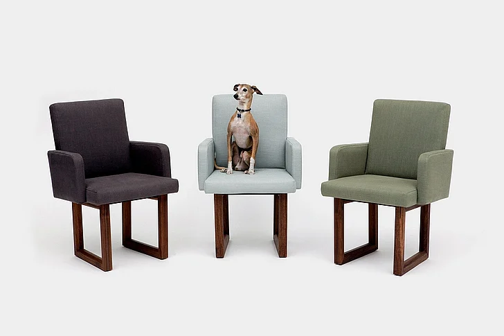 Artless Furniture C2 Arm Chair with Walnut Base (Set of 2)